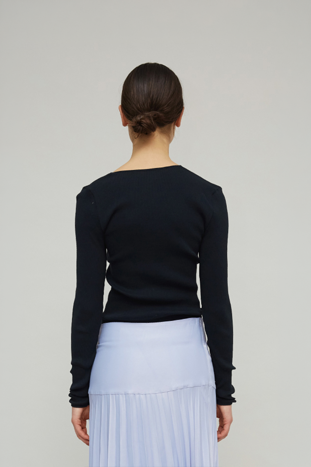 EVE SEAMLESS TOP - BLACK