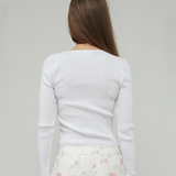 EVE SEAMLESS TOP - WHITE
