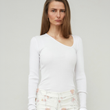 EVE SEAMLESS TOP - WHITE