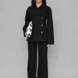 OpéraSPORT, VICTORIA DENIM BLAZER, Black