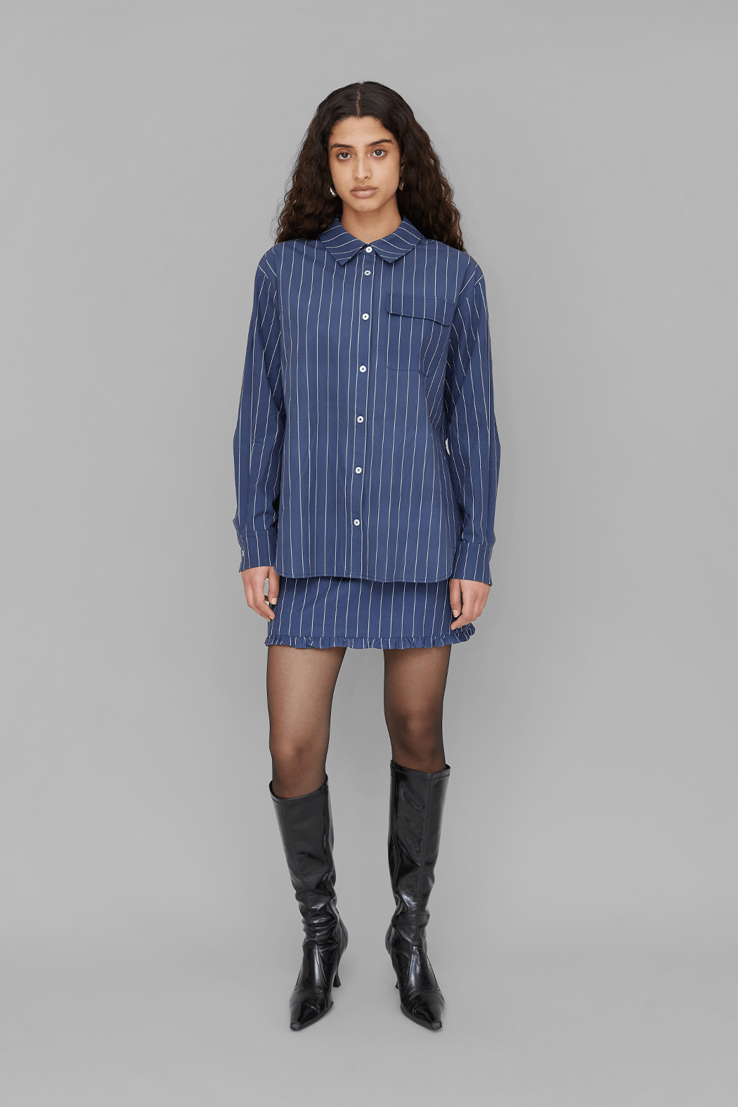 OpéraSPORT, ALMA SHIRT, Navy Stripe