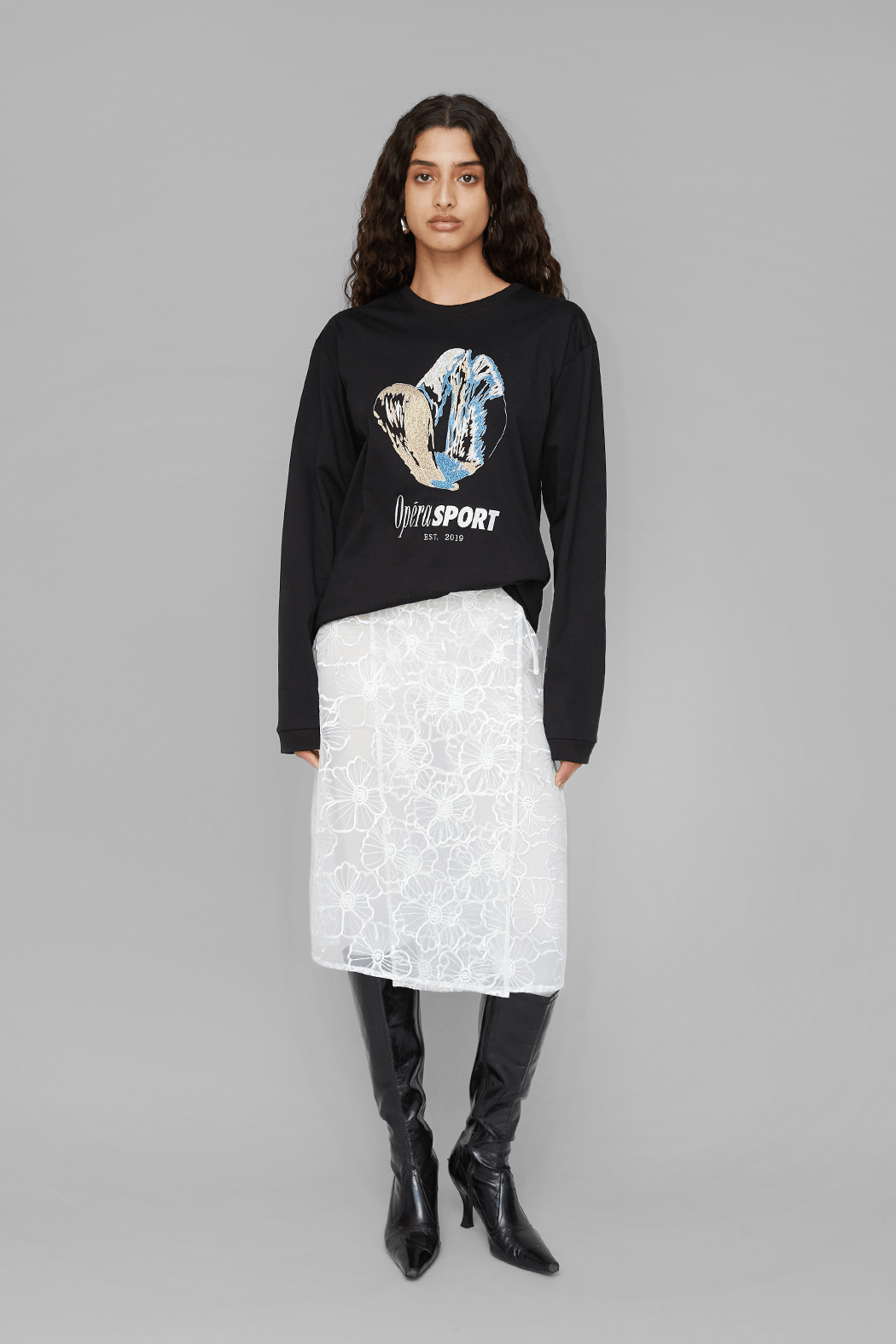 OpéraSPORT, ALBA LONG SKIRT, White