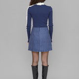 OpéraSPORT, ALMA SKIRT, Navy Stripe