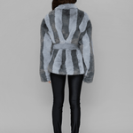 OpéraSPORT, FIONA JACKET, Grey Stripe