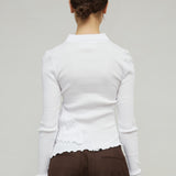 GIULA SEAMLESS TOP - WHITE