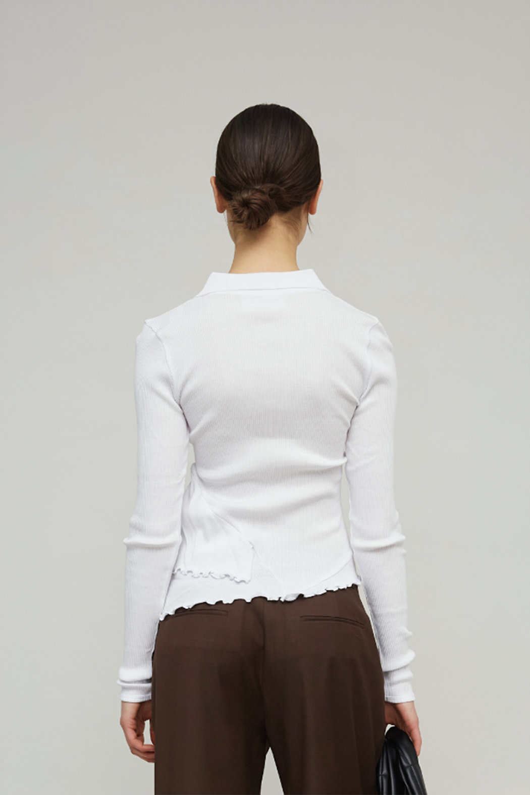GIULA SEAMLESS TOP - WHITE
