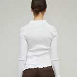 GIULA SEAMLESS TOP - WHITE