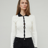LAURA SEAMLESS SHIRT - PRISTINE