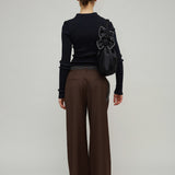 NORA TROUSERS - BROWN