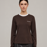 NICO UNISEX LS TEE - BROWN