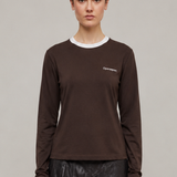 NICO UNISEX LS TEE - BROWN