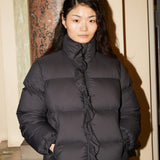 AMBRA SHORT PUFFER JACKET - BLACK