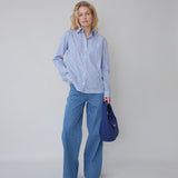 ALEX UNISEX SHIRT - BLUE STRIPES
