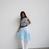 NONA DRESS - BLUE