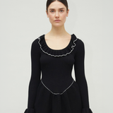 RENATA KNIT SWEATER - BLACK