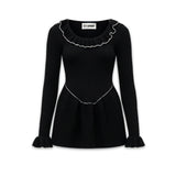 RENATA KNIT SWEATER - BLACK