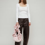 ROSE SEAMLESS TOP - WHITE