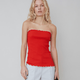 ROSETTE SEAMLESS TUBE TOP