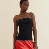 ROSETTE SEAMLESS TUBE TOP