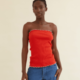 ROSETTE SEAMLESS TUBE TOP