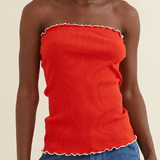 ROSETTE SEAMLESS TUBE TOP