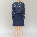 SAM UNISEX LS T-SHIRT - NAVY