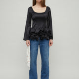 VITTORIA TOP - BLACK