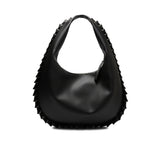 LIV VEGAN LEATHER BAG - BLACK