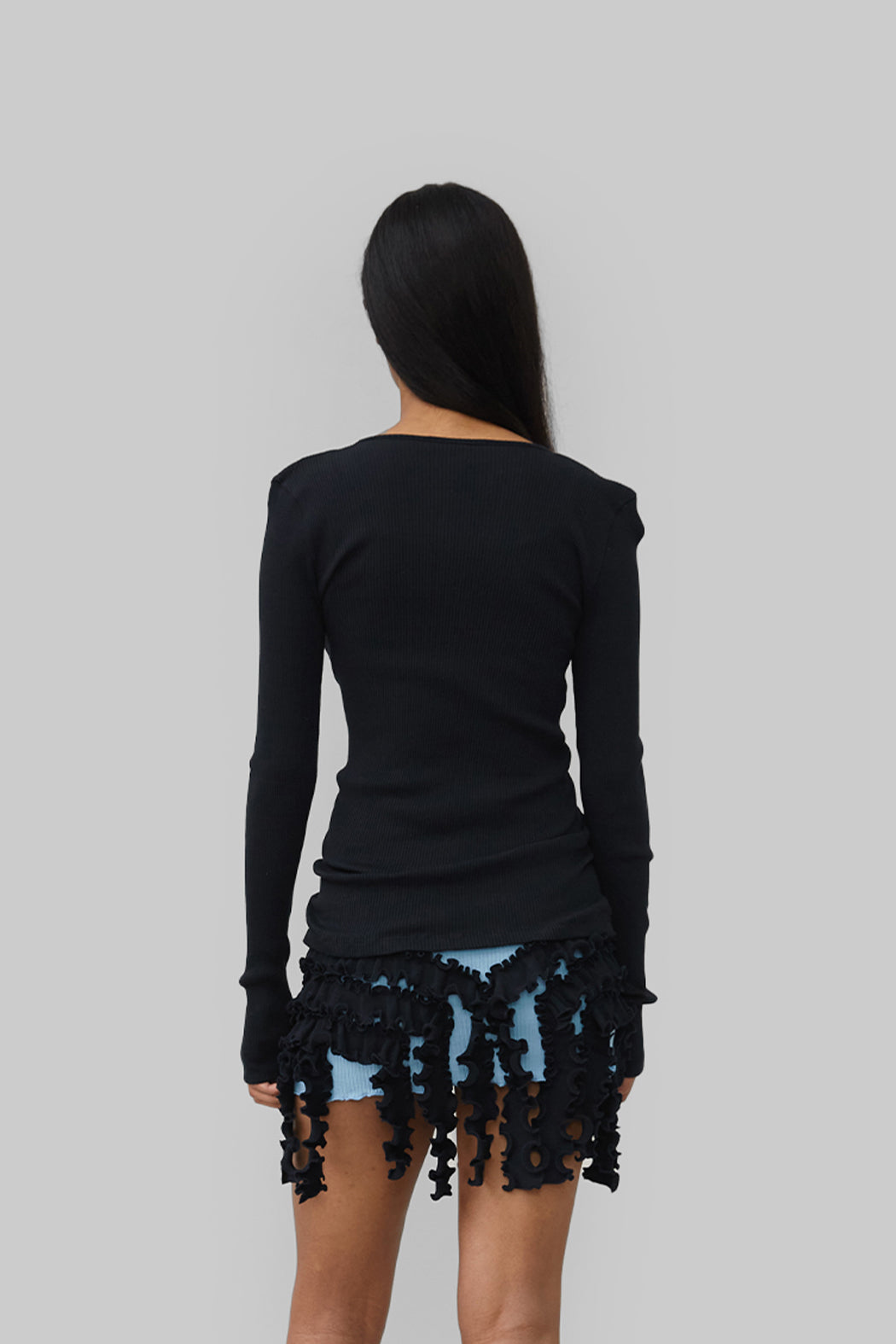 CLAIRE SEAMLESS TOP - BLACK – OpéraSPORT