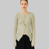 CLAIRE SEAMLESS TOP - ABBEY STONE