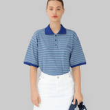 NEO UNISEX POLO - BLUE STRIPES