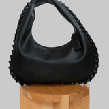 LIV VEGAN LEATHER BAG - BLACK