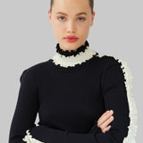 AMÈLIE SEAMLESS TOP - BLACK