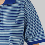 NEO UNISEX POLO - BLUE STRIPES