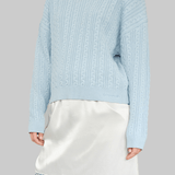 YLVA SWEATER - BABY BLUE