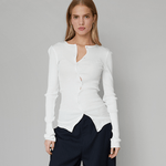 OpéraSPORT - Claire Seamless Cardigan, White
