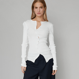 OpéraSPORT - Claire Seamless Cardigan, White