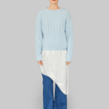 YLVA SWEATER - BABY BLUE
