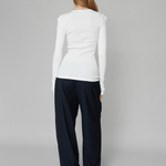 OpéraSPORT - Claire Seamless Cardigan, White