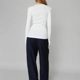 OpéraSPORT - Claire Seamless Cardigan, White
