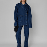 VICTORIA DENIM BLAZER