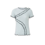 KAIA SEAMLESS TOP - BABY BLUE