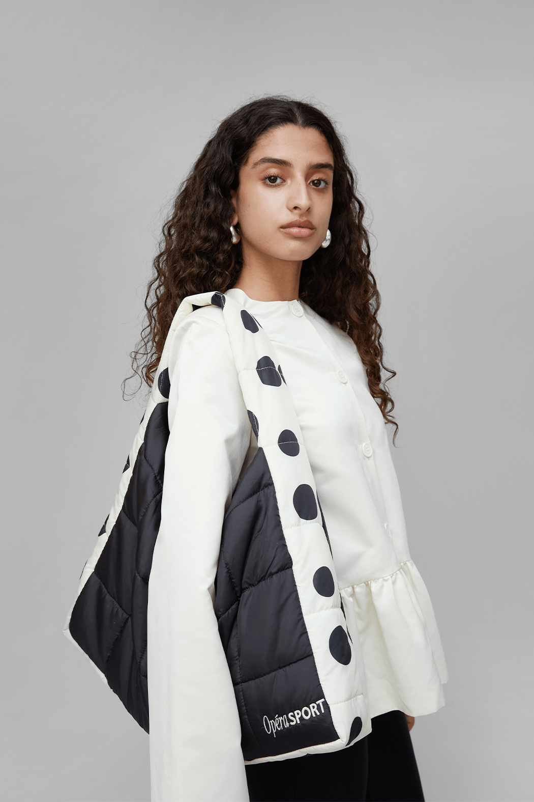 OpéraSPORT, JEROME UNISEX BAG, Black & Dots Print